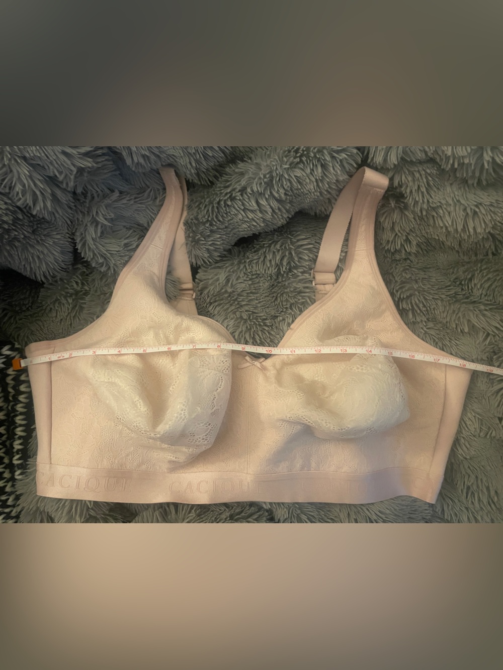 Unlined Full Coverage No-Wire CACIQUE BRA - 44DDD - BEIGE